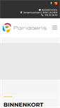 Mobile Screenshot of paridaens.be